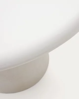 Круглый стол из белого цемента Addaia 140 CM 5