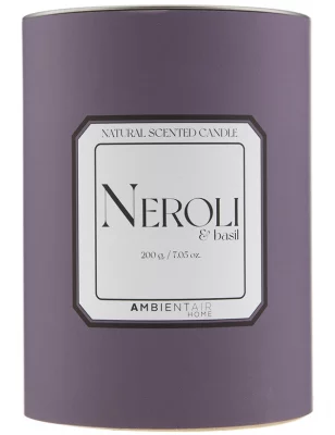 Свеча ароматическая Sublime Neroli and basil 40 часов горения 6