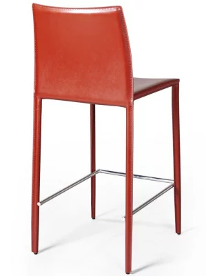 Стул полубарный Rolf 45X49X99 CM красный 4