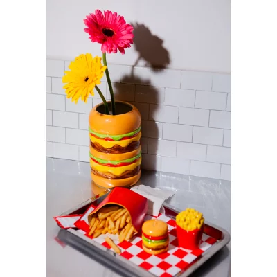 Ваза для цветов fast food, burger, 18 см 8