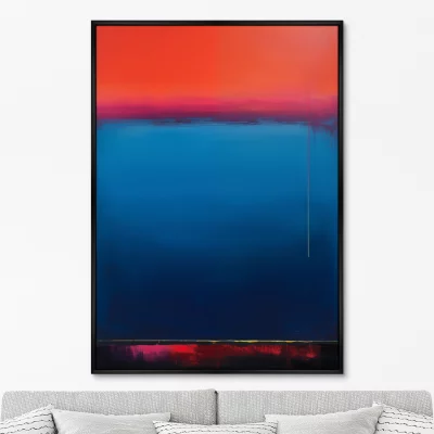 Постер на холсте Color Eclipse 75X105 CM 6