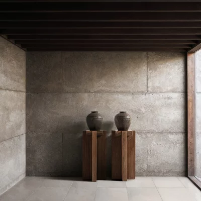 Декоративная подставка Brutalist 43X43X90 CM 7
