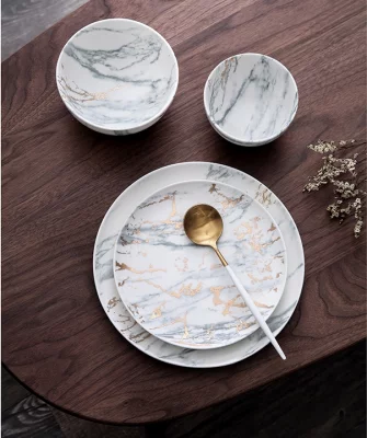 Набор из двух тарелок Marble Ø21 CM 13