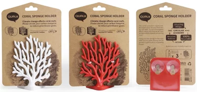 Держатель для мочалок Coral Sponge 8X5X11 CM красный 5