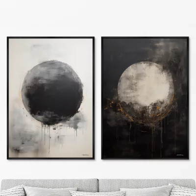 Набор из двух постеров на холсте Weightlessness 75X105 / 75X105 CM 8