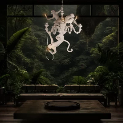 Потолочная детская люстра Monkey 80X80X120 CM 10