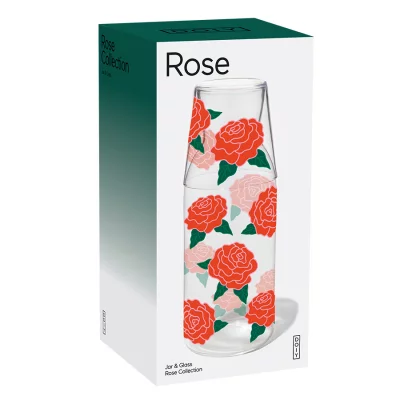 Набор из графина и стакана rose 6
