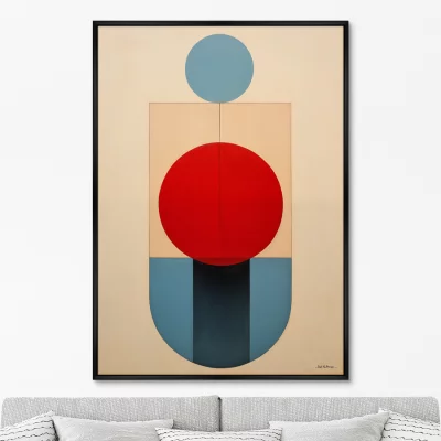 Постер на холсте Vibrant colors and shapes 75X105 CM 6