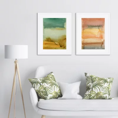 Диптих постеров в раме Landscape colors 42X52 / 42X52 CM 4