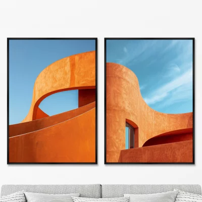 Набор из двух постеров на холсте Flexibility of Forms 75X105 / 75X105 CM 8