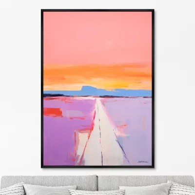 Постер на холсте Purple and Pink 75X105 CM 6