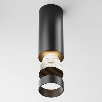 Потолочный светильник FOCUS LED черный 52 мм 10