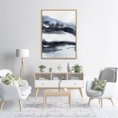Постер на холсте Snow study 75X105 CM 3