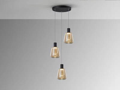 Люстра Carisa 3L золотая D35 21X8435435337551 CM 4