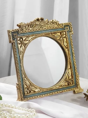 Зеркало настольное под старину 17X2X18 CM 3