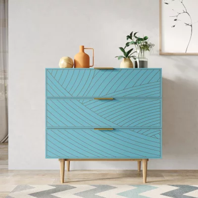 Шифоньер Line 90X50X0 CM blue 4