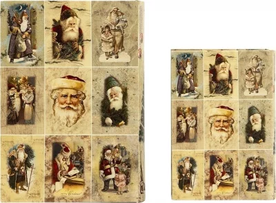 Набор из двух шкатулок в виде книг Xmas Tree 27X7X33 / 25X5X25 CM 6