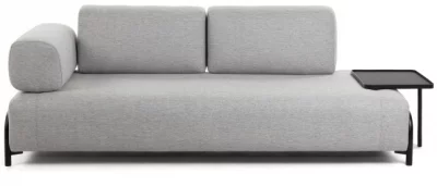 Кушетка трансформер Compo 232X98X82 CM серого цвета 6
