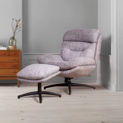 Кресло с оттоманкой Magnus 80X88X99 / 50X46X46 CM 4