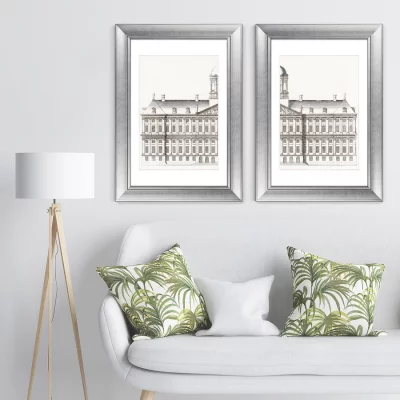 Диптих The City Hall in Amsterdam 51X71 / 51X71 CM 5