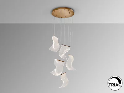 Люстра Velos 5L розовое золото 50X50X95 CM 5