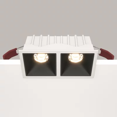 Встраиваемый светильник Alfa LED квадратный белый 5