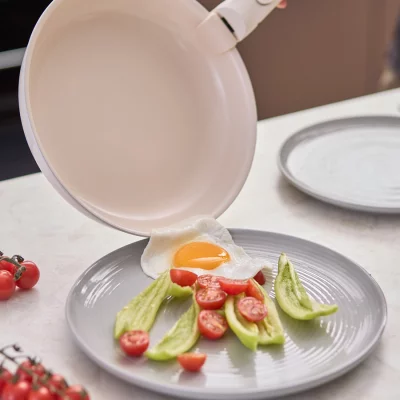 Сковорода с крышкой и съемной ручкой Smart Ceramic Ø24 CM 9