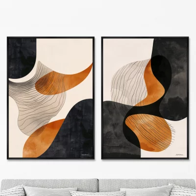 Набор из двух постеров на холсте Bullfighting 75X105 / 75X105 CM 8