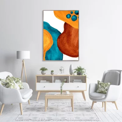 Постер на холсте Forms and colors 75X105 CM 3