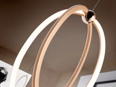Подвесной светильник Ocellis LED 22Ø розовое золото 21X12X40 CM 6