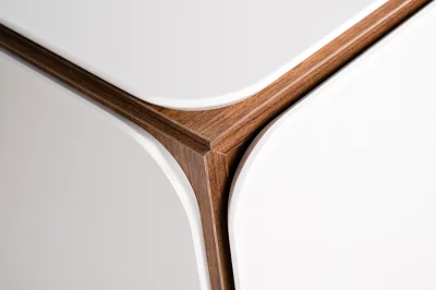 Комод белый 183X41,3X80,5 CM 5