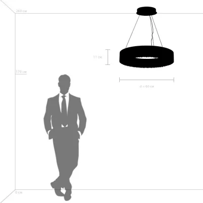 Подвесная люстра Faraone 60X60X60 CM 6
