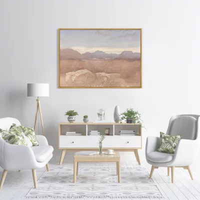 Постер на холсте A Mountainous View North Wales 105X75 CM 3