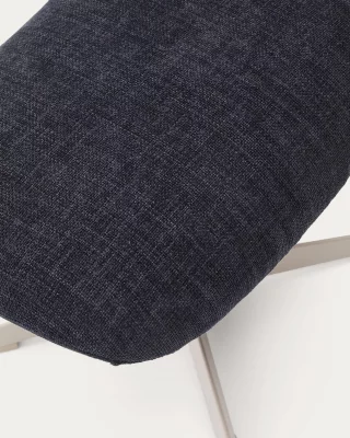 Вращающийся пуф для ног Teryl 58X42.5X39 CM 4