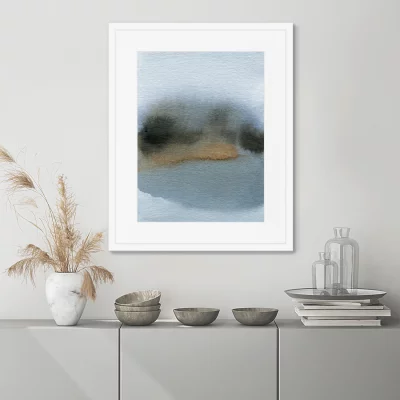 Постер в раме Lakeside late evening 42X52 CM 3
