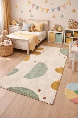 Хлопковый ковёр Plants 70X120 CM 4
