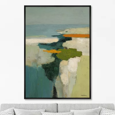 Постер на холсте Above the Crest of the Waterfall 75X105 CM 6
