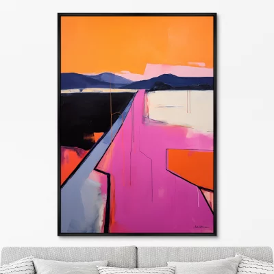 Постер на холсте Lines of the Heat 75X105 CM 6