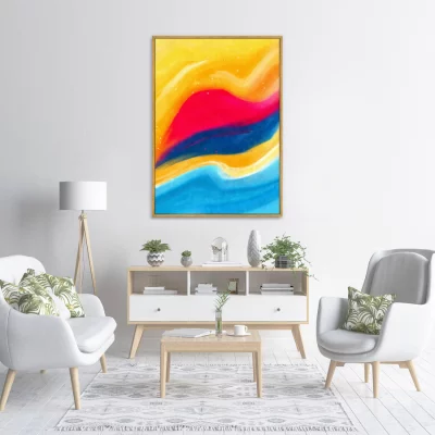 Постер на холсте Landscape etude 75X105 CM 3