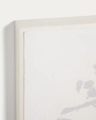 Абстрактная картина ручной работы в серо-голубых тонах Erale 60X90 CM 4