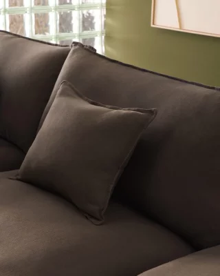 Двухместный диван Anarela из льна с чехлом taupe 220 CM 3