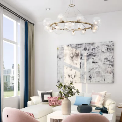 Подвесная люстра Дуо Modern 72X72X120 CM 4