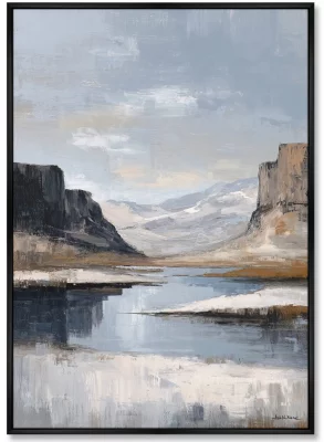 Набор из двух постеров на холсте Northern Mountains of the Taimyr Peninsula 75X105 / 75X105 CM 4