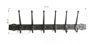 Вешалка 6 подвесов 20X71X9 CM 3