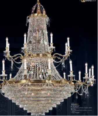 Подвесная люстра Royal Classic Дворец 120X120X260 CM 6