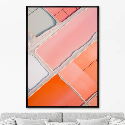 Постер на холсте Salt lakes 75X105 CM 6