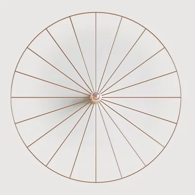 Настенный светильник Wheel золотой 90X25 CM 3