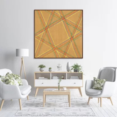 Постер Vintage print of Japanese textile 105X105 CM 3