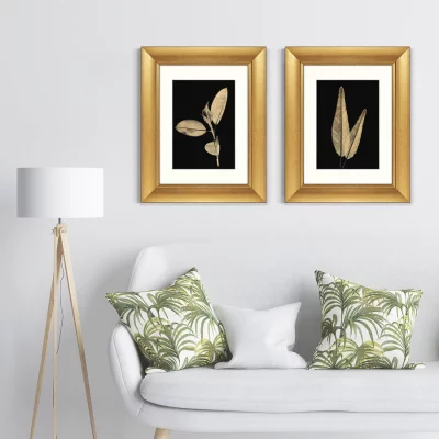 Диптих Golden leaves 41X51 / 41X51 CM 4