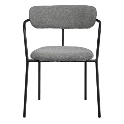 Комплект из 2 стульев Ant из серого букле 58X54X79 CM 4